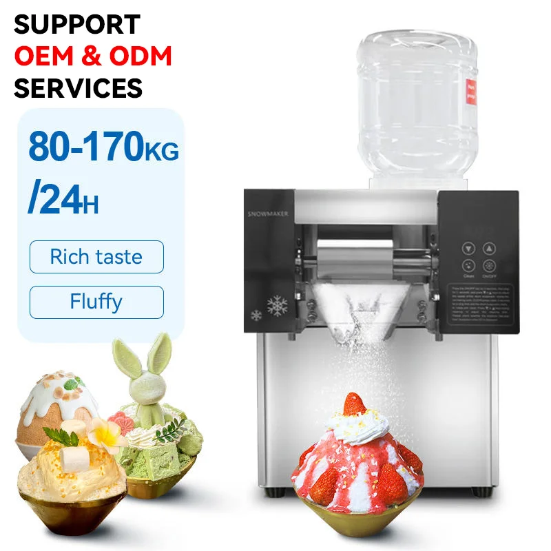 FEST Commercial Auto New Type  air Coling Korean Bingsu Snow Flake Ice Cream Making Machine for Sale