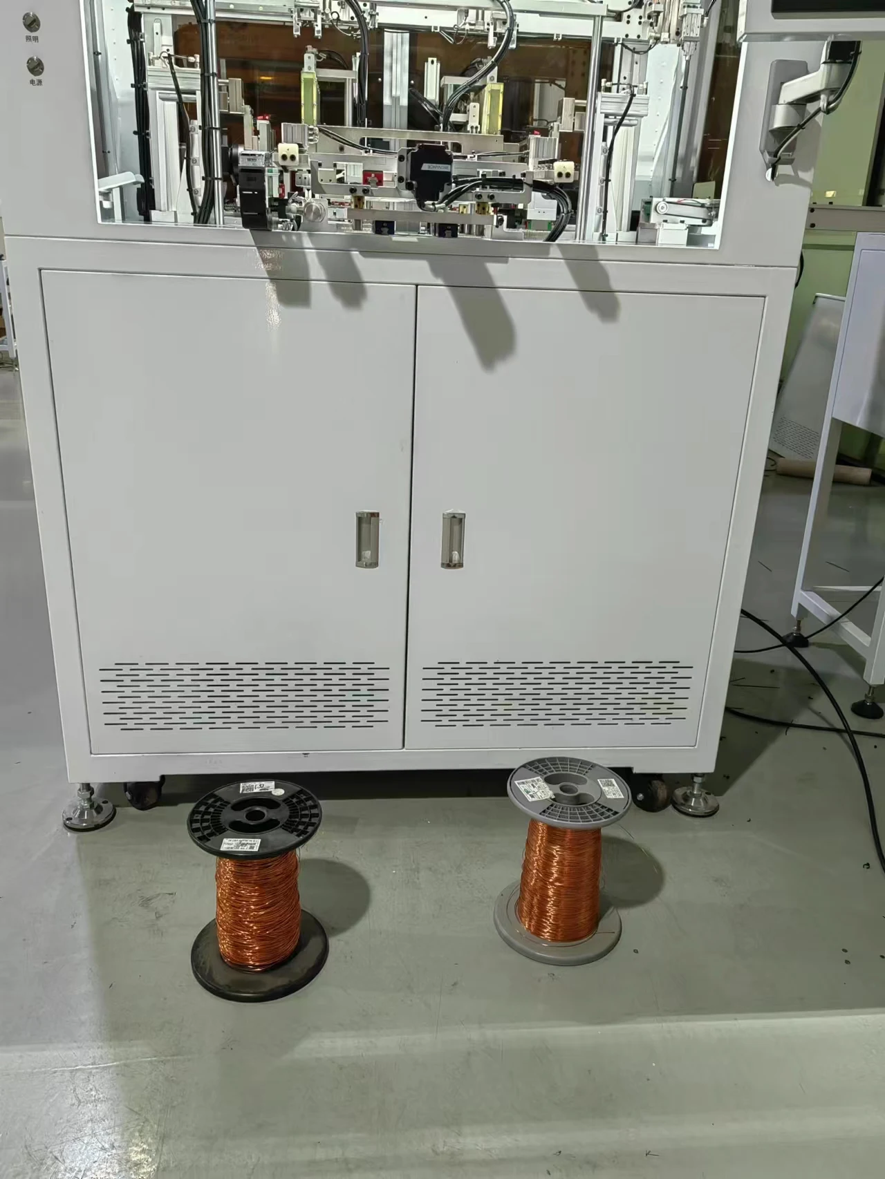 Fully Auto  PLC Hook  Toroidal Transformer Core Winding Machine for Silicon Steel Toroid Transformer Ferrite Magnet Core Green