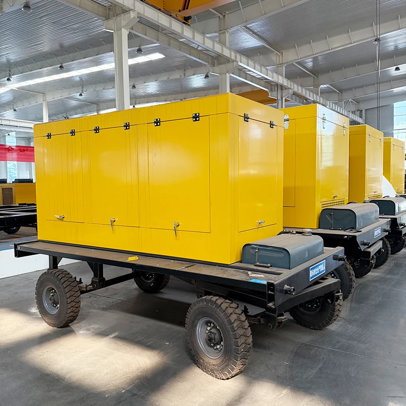 Generator Moveable Try Silent Movable Generator Set Diesel Generator 30kw 50kw 80kw Portable ...