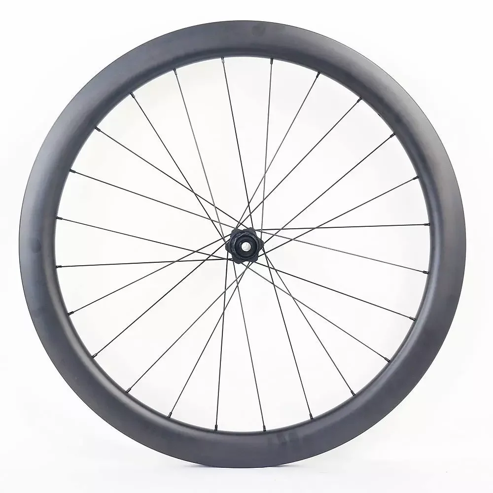 美品 超軽量700Cカーボンクリンチャーホイール前後セット 21mmワイドリム