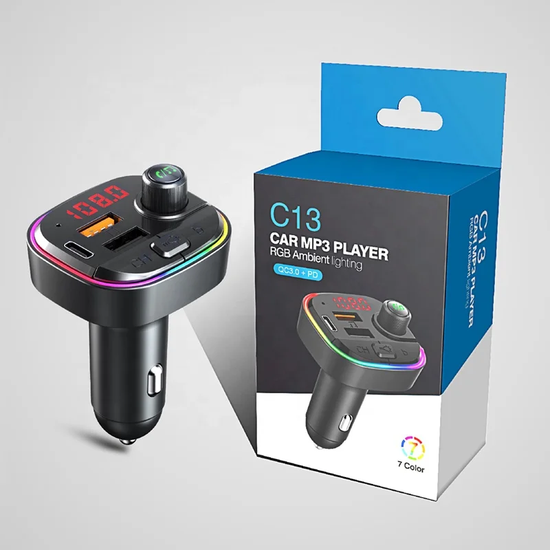 Lutu O Novo C13 Mp3 Player Do Carro Do Bluetooth Transmissor Fm Carro