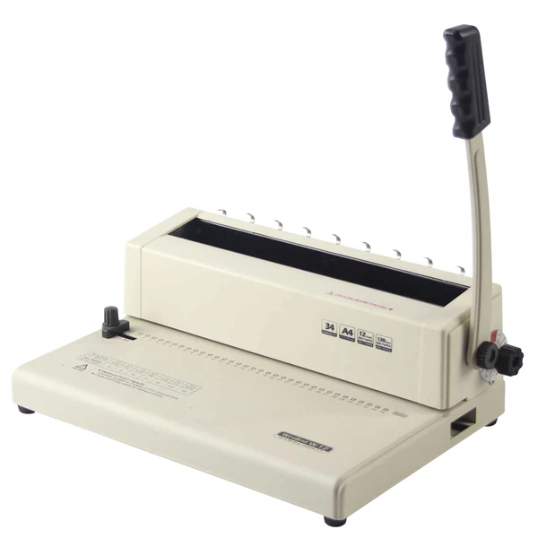 Desktop A4 Double Wire Calender Binding Machine With Half Round Hole