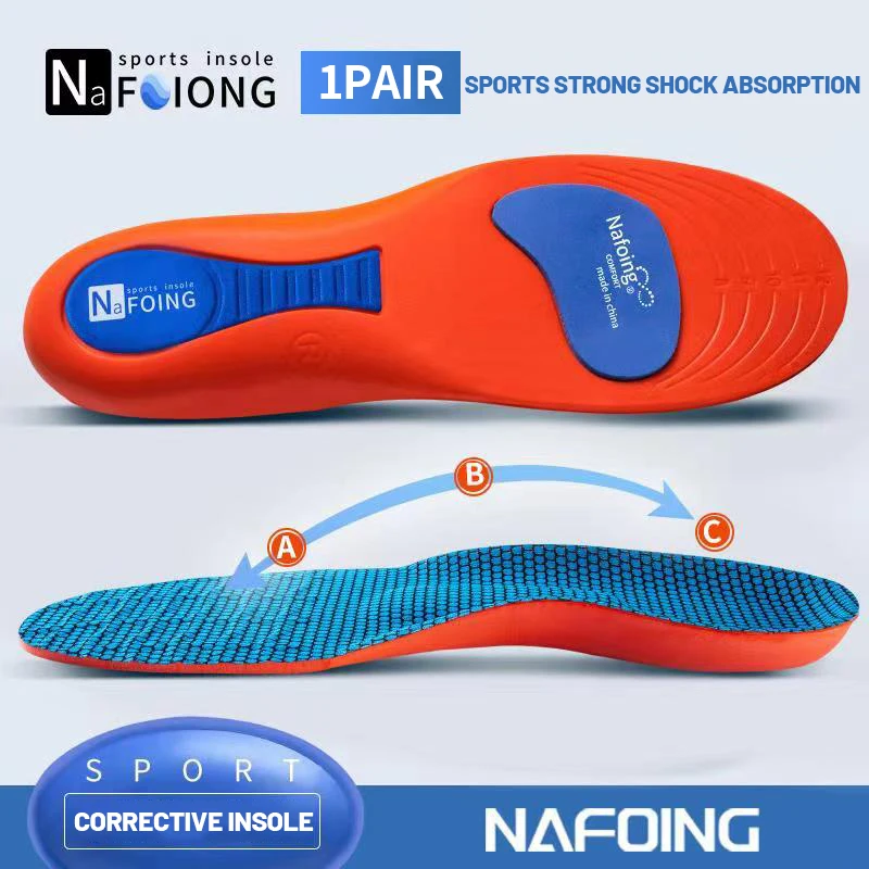 Sport Insoles For Shoes Sole Shock Absorption Deodorant Breathable ...