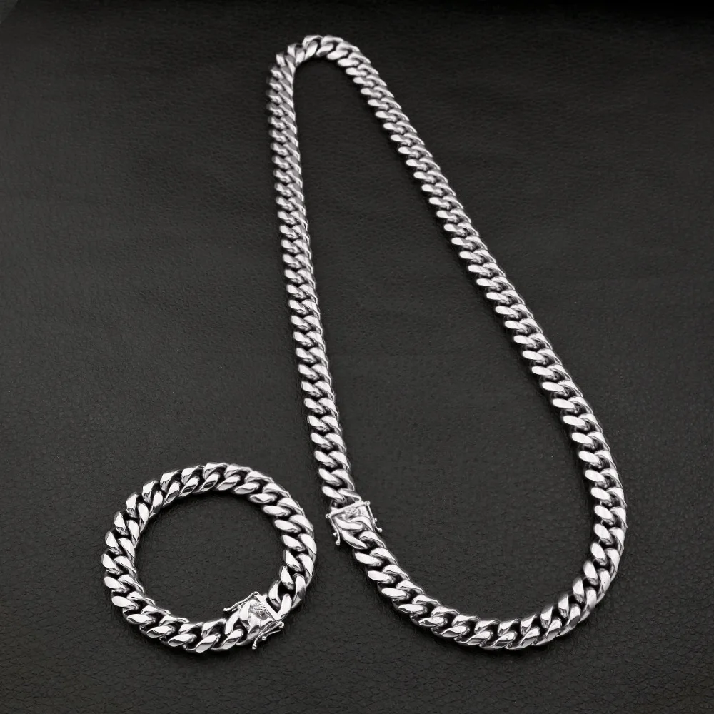 Shop Our Selection of Cuban Link Chains in Stainless Steel