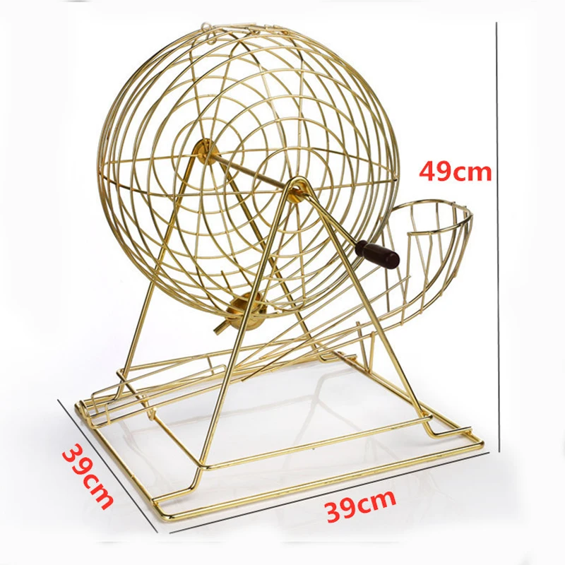 Металлическая клетка, Набор для игры в лотереи, выбор мячей, игры в бинго