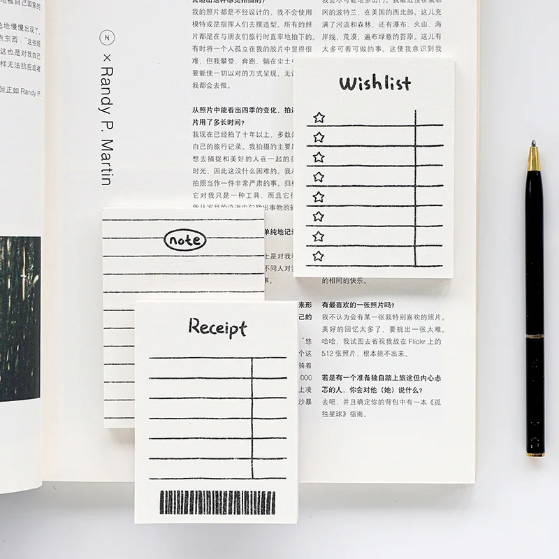50 Sheets Creative Daily Schedule Memo Pad to Do List Time Sticky Notes Schedule Planner Office School Supplies Stationery