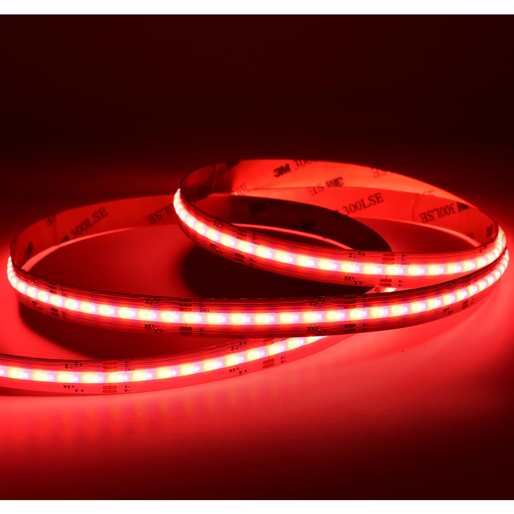 High Density COB Free Dot RGBW 2700k 3000k 4000k 6500k Flexible Tape Lights for Room Decoration Lighting COB RGBW LED Strips