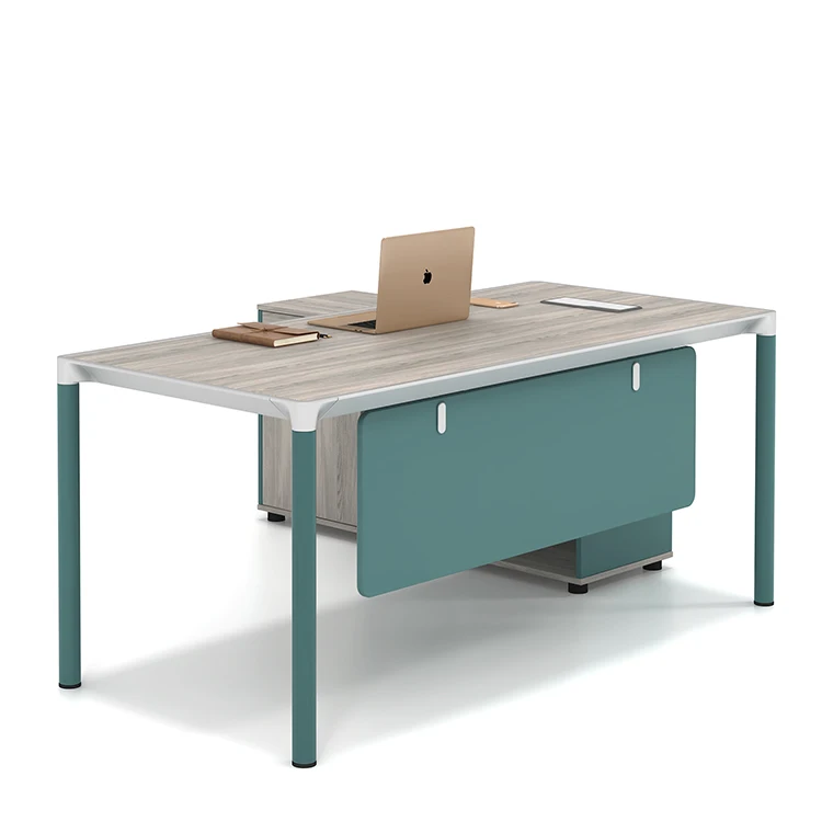 L Shape Office Desk Modern Office Furniture with Optional Colors