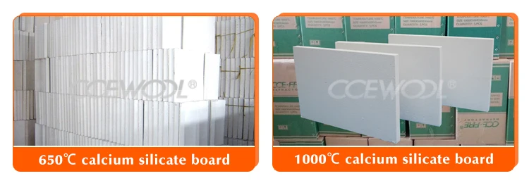 CCEWOOL fireproof calcium silicate plate with low price