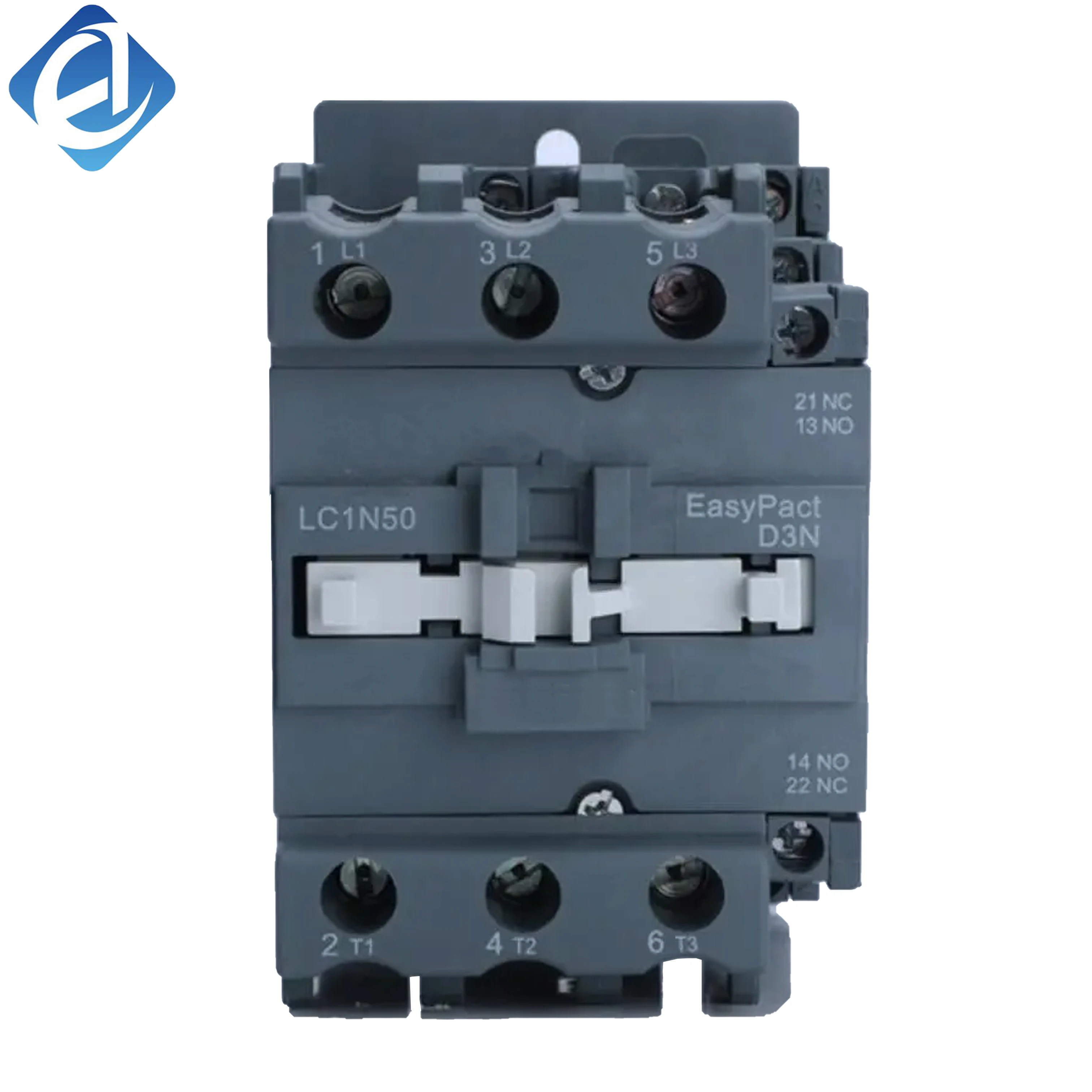 New Original LC1N50CC5N TeSys N AC contactor. 50A rated current, stable frequent switching, durable contacts, compact structure, safe overload protection, widely used in motor start-stop control