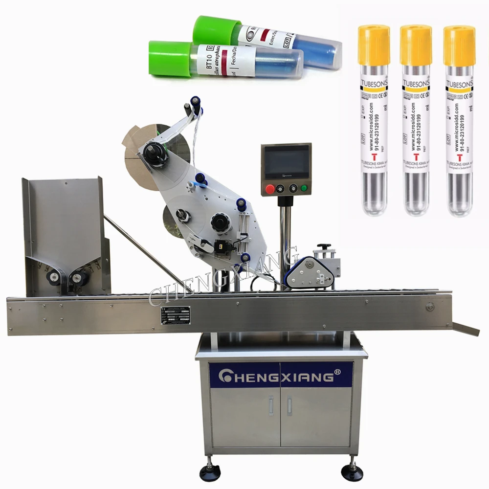 Горизонтальная машина для нанесения этикеток на трубку, 2 мл, 5 мл