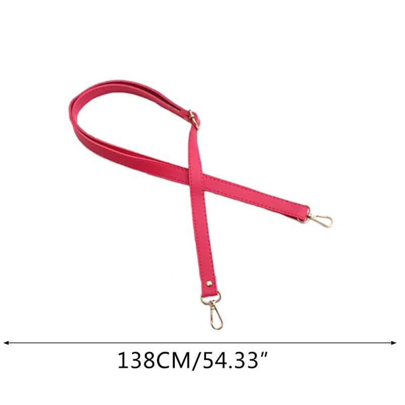 138cm Long Faux Leather Shoulder Bag Strap Diy Purse Handle Adjustable