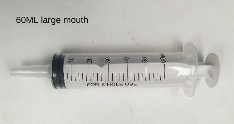 Large caliber glue dispensing injection syringe oil extraction feeder ink dispensing transparent syringe_11