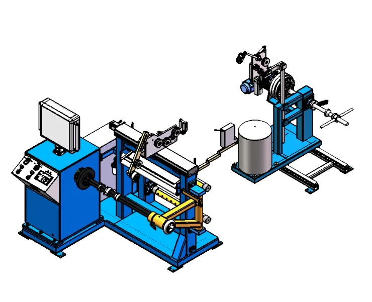 Automatic Transformer High Voltage Coil Winding Machine with Transversal Wire Guider