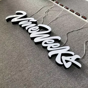 Decorative Led Signs Customized Outdoor Decoration LED Display Luminous Characters letters advertising sign