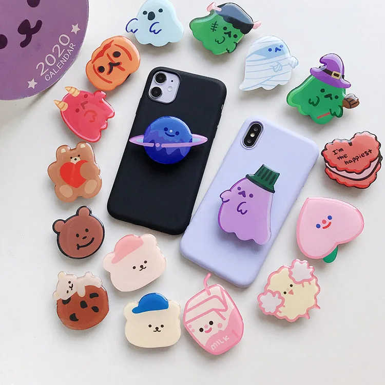 Universal Waterproof  Small Cartoon Cell Phone Holder Stand