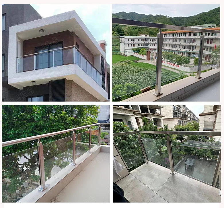 Hand Rails Balcony Modern Glass Handrails Balcony Porch Railings Balustrades Handrails ...