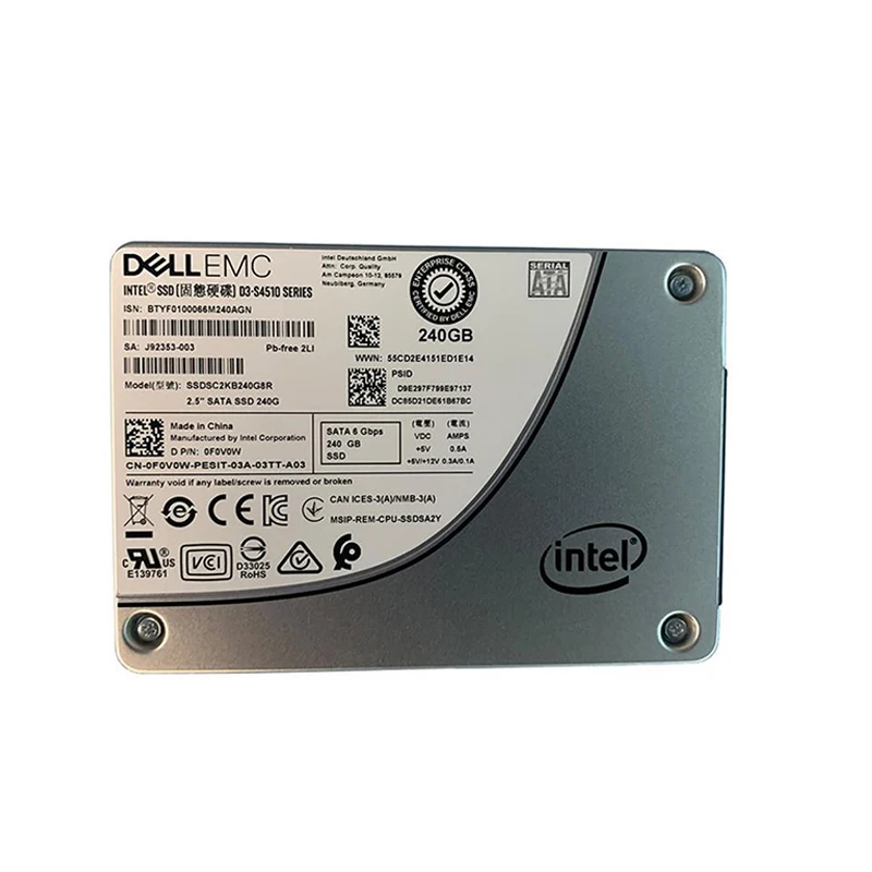 パソコン i5 4460S 8G SSD 240GB Dell New Original Dell 240 GB SATA SAS SSD 2.5 Inch Server SSD| Alibaba.com