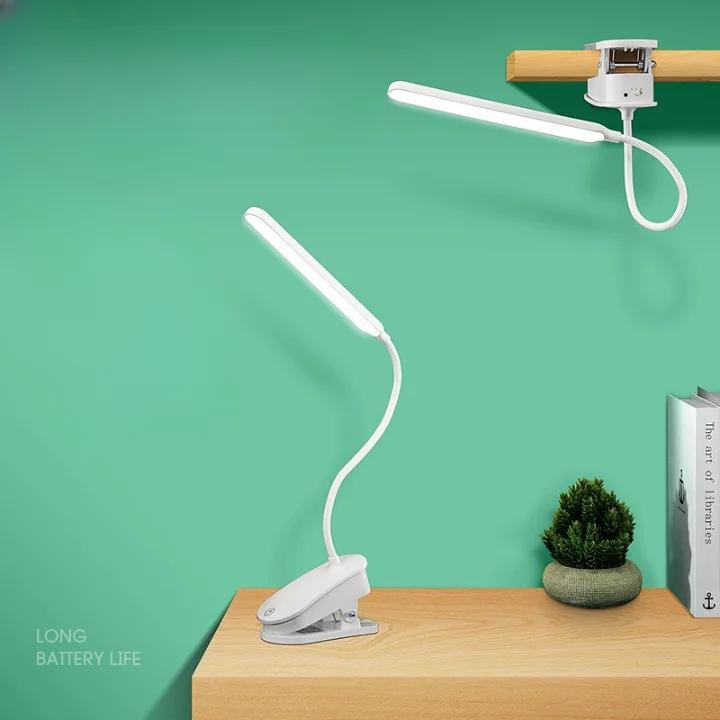 LED Eye Protection Hot Sales Dormitory Study Rechargeable Clipping Desk Lamps