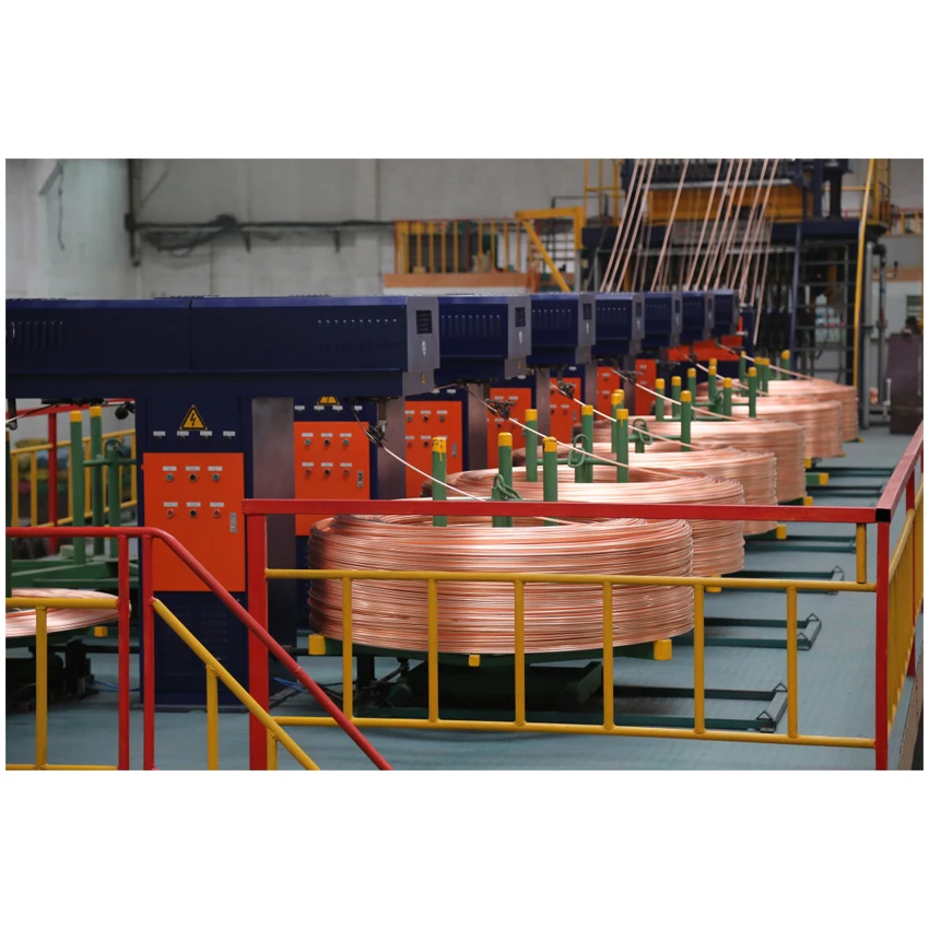 Shanghai SWAN Vertical 3000 Ton TPA High Productivity Copper Tube Production Plant Continuous Casting Machine with Engine