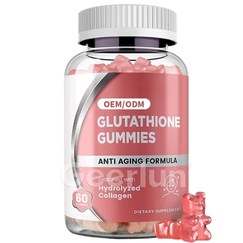 OEM Wholesale Private Label Collagen L-Glutathione Gummies Support Skin Whitening Gummy Candy