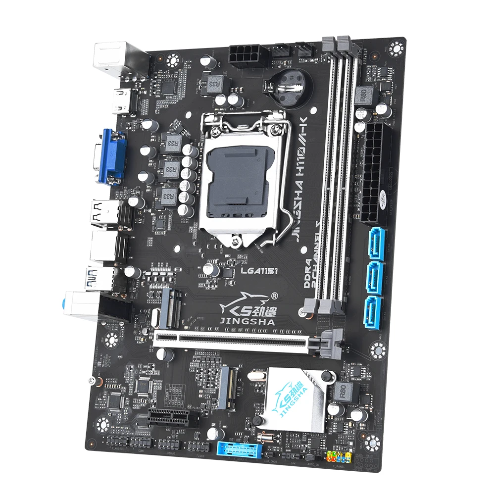 Jingsha Dual Channel H110 DDR4 Motherboard for Desktop Gaming