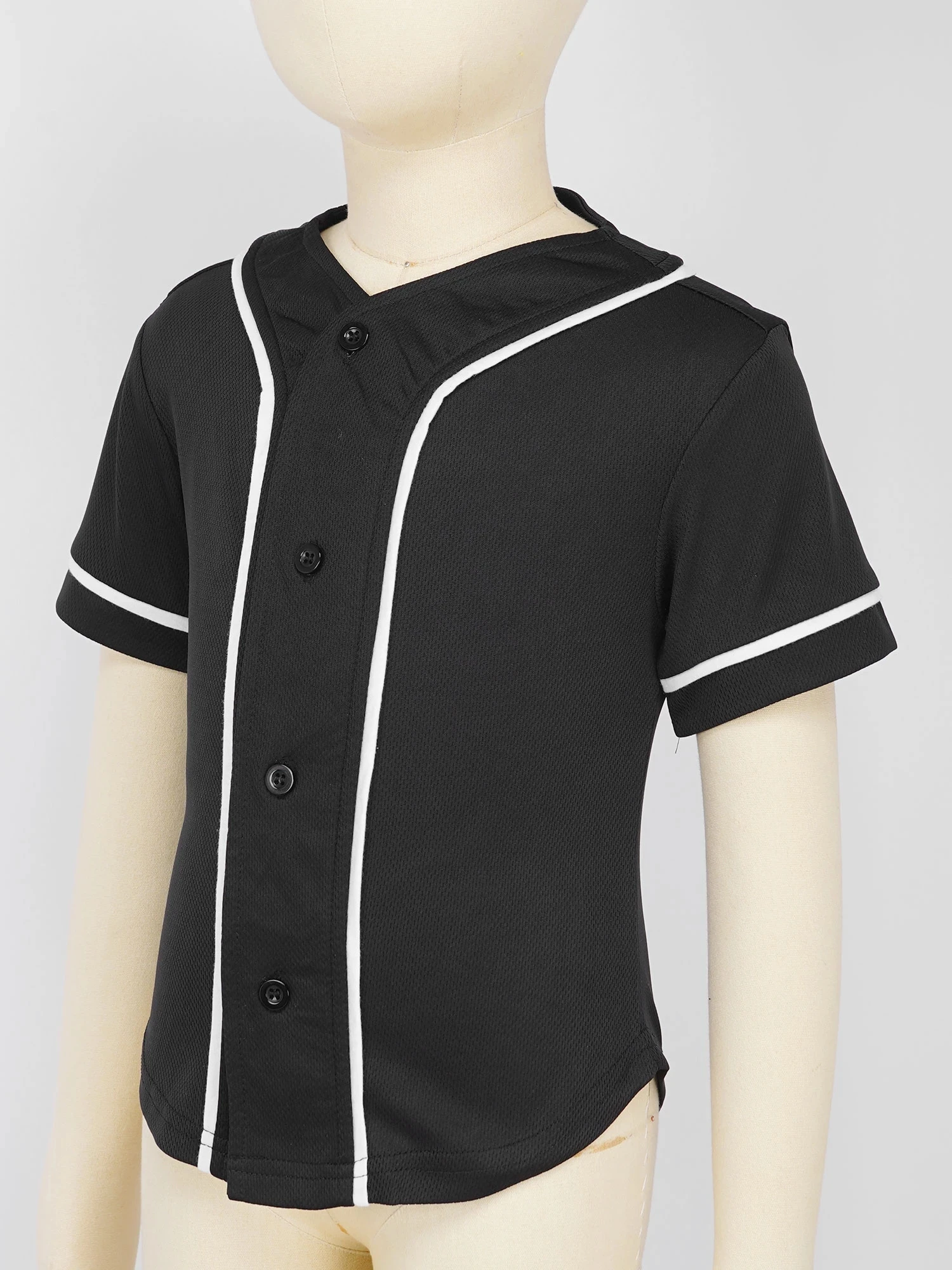 Kids' Button Down Baseball Jersey - Shirts & Top