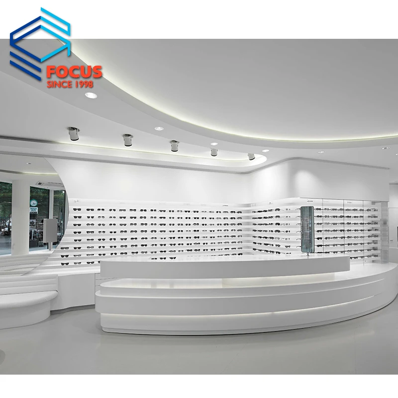 Яркий стиль оптические очки витрины деревянный оптический дисплей настенный