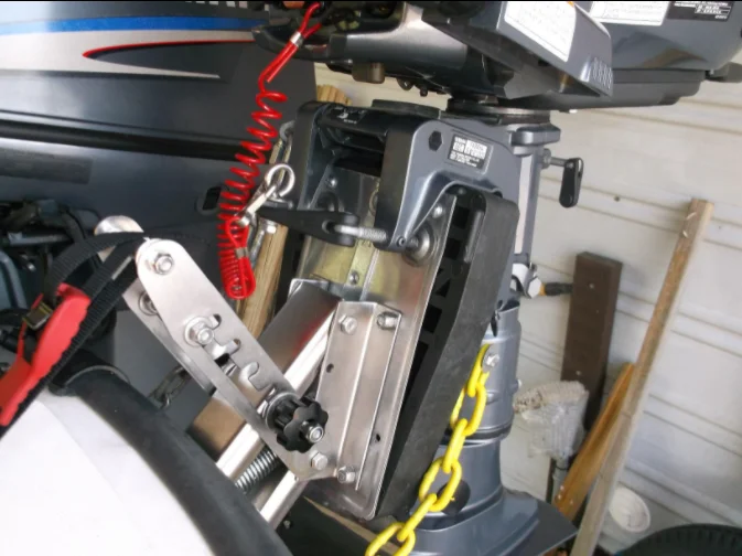 Outboard Motor Bracket For Boat Auxiliary Up To 10hp Stainless Steel