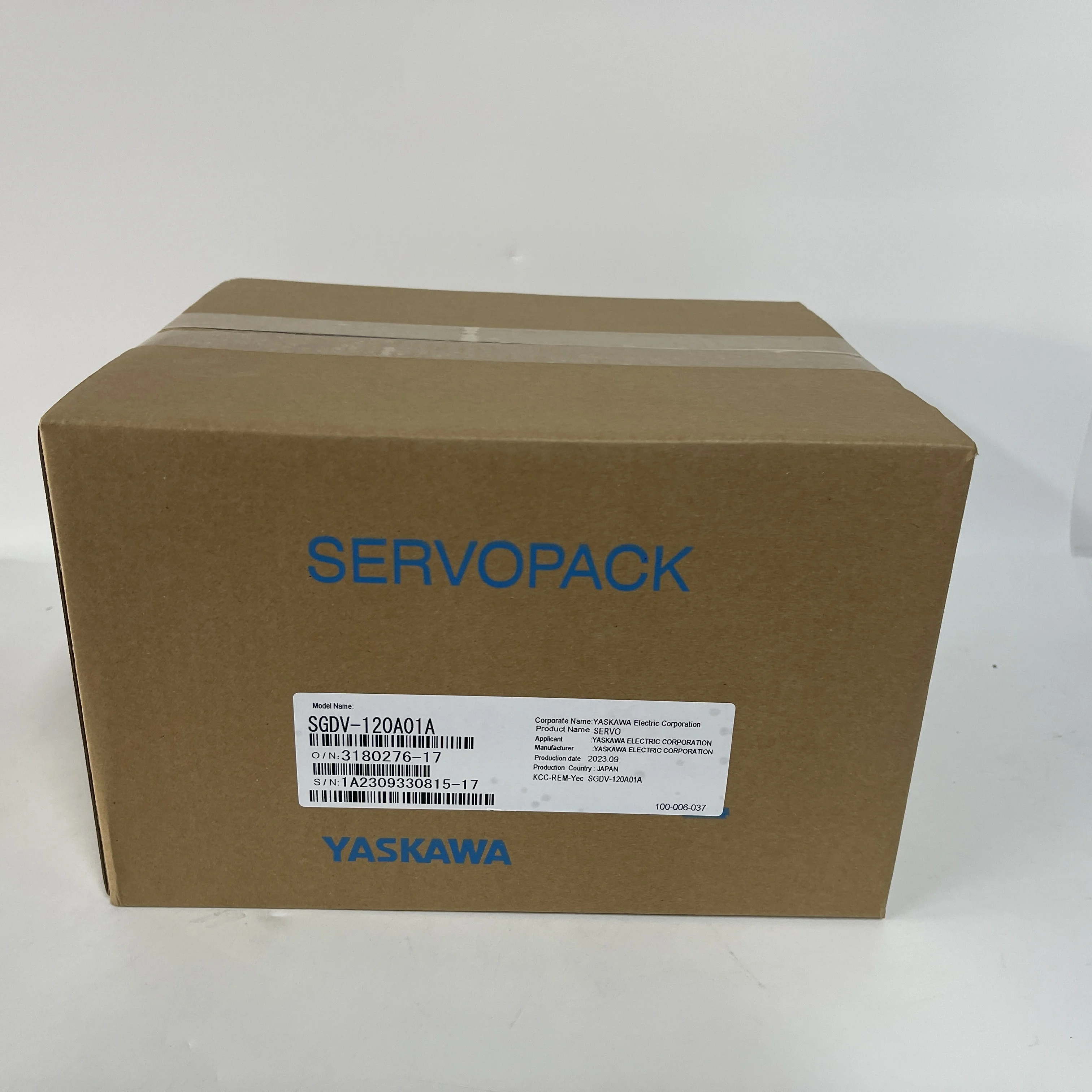 YASKAWA Servopack Servo Amplifier SGDV-120A01A YASKAWA Servopack Servo Amplifier SGDV-120A01A