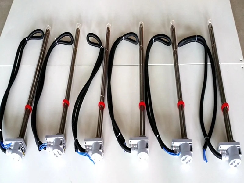 Wholesale Industrial  2kw 3kw Transparent Quartz Tube Immersion Heater for Electroless Nickel Plating Heating