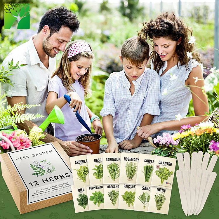 Grow Your Own Coriandoli Piantabili - Herb Kit Set