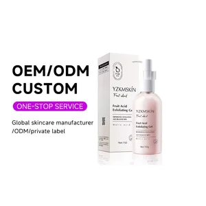 OEM Natural Organic Fruit Acid Exfoliating Gel Smooth Deep Cleansing Keratin Moisturizing Skin Care Foot Face and Body Scrub