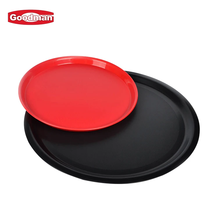 Custom Color Plastic Rectangular Cafeteria Restaurant Fast Food Serving Tray