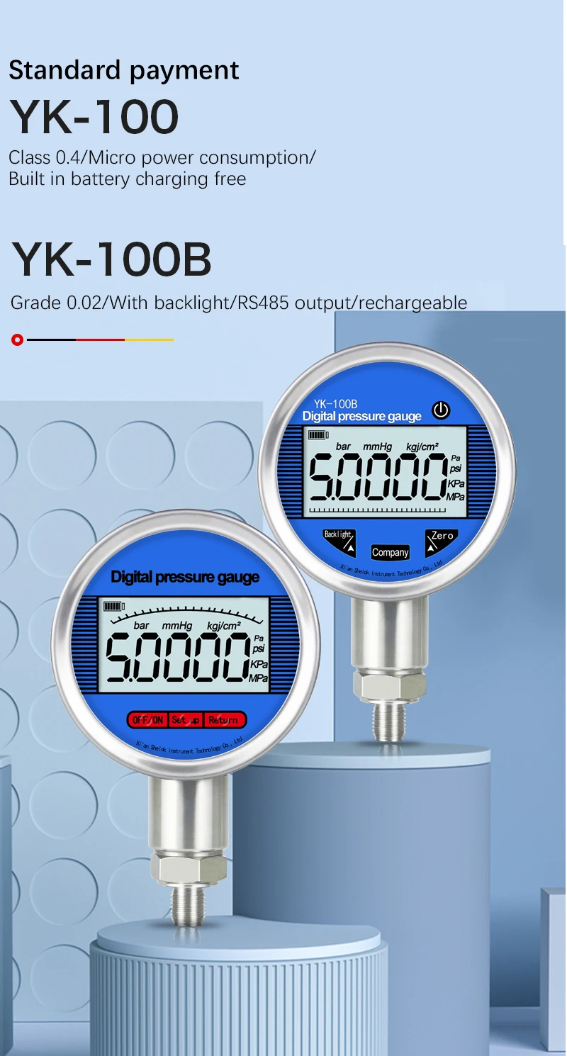 New Product High Precision Yk100b Nitrogen Water Switch Liquid Gas