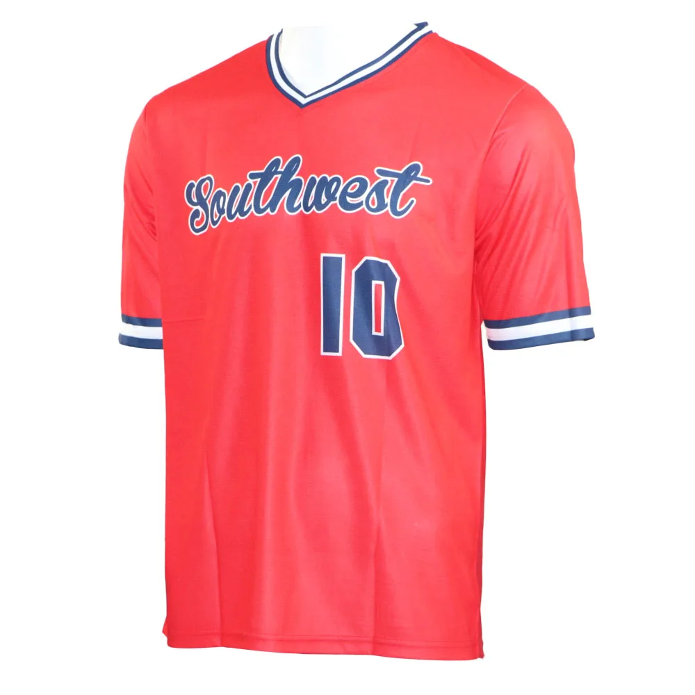 Retro V-Neck Baseball Jersey, Custom Apparel Online, Fast & Affordable