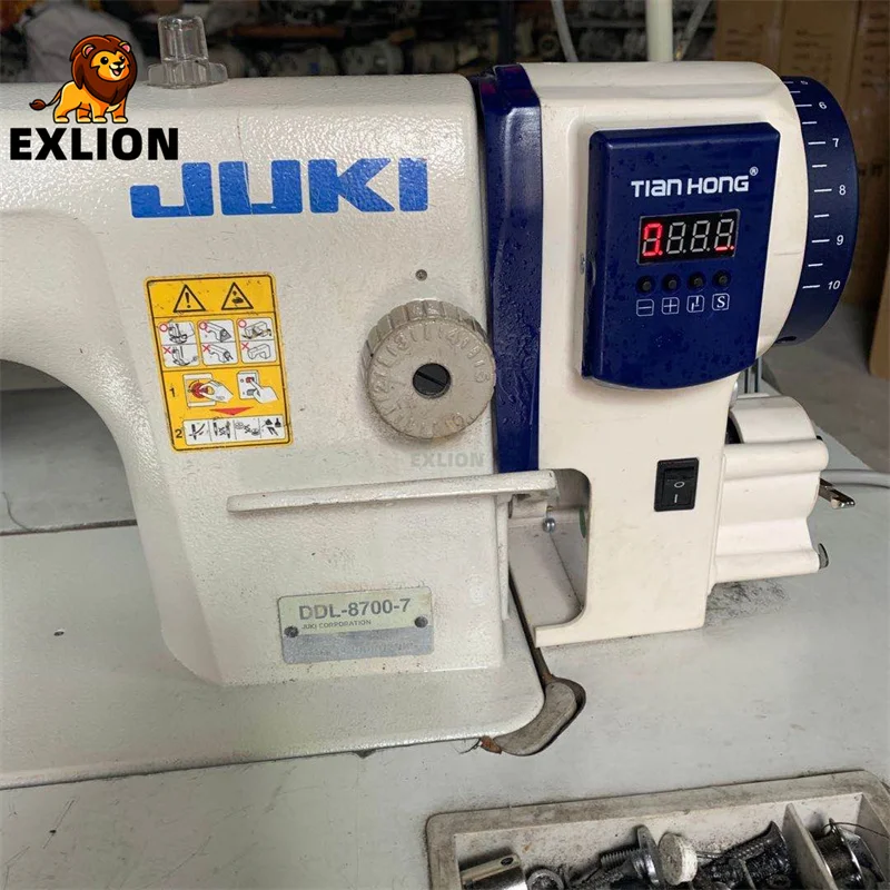 Exlion Used Juki8700 Direct Drive Industrial Lockstitch Sewing Machine With Automatic Thread