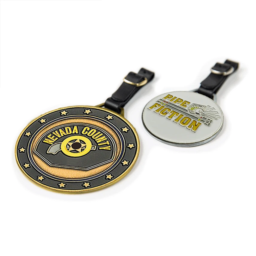 Manufacturer No Minimum Oem Metal Epoxy Golf Hang Tag And Baggage Tag