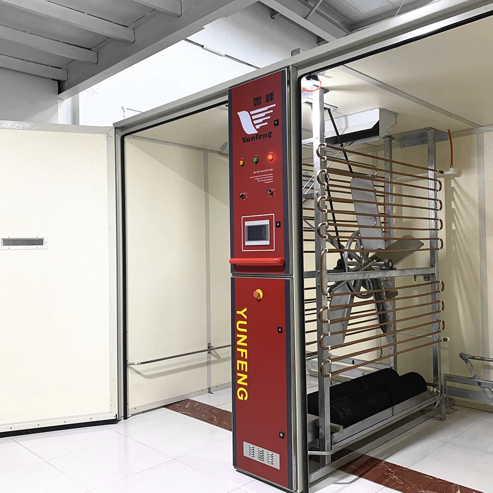 YFDF-192 Large Capacity Automatic AC/DC Egg Incubator CE Certified Hatching Machine Chicken Duck 19200 Eggs New Poultry Farms
