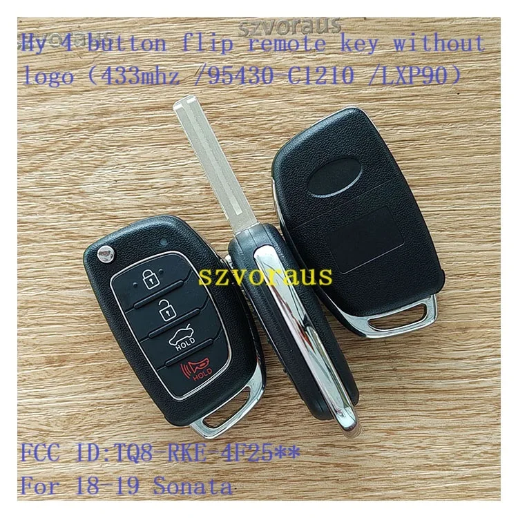 Replacement Flip Key Remote Fob For 2017-2019 Hyundai Sonata – FCC ID TQ8-RKE-4F25