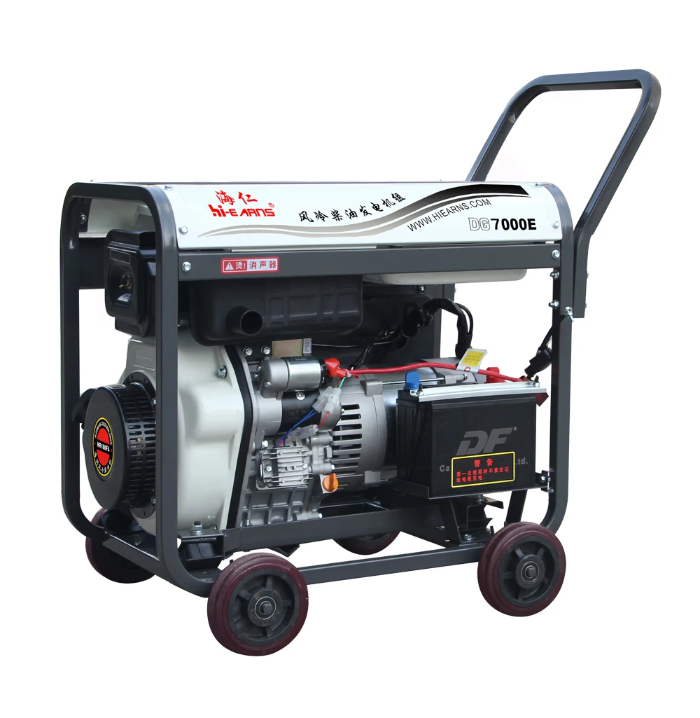Hiearns 5.5KW Open Frame Movable Japanese diesel Generator Portable