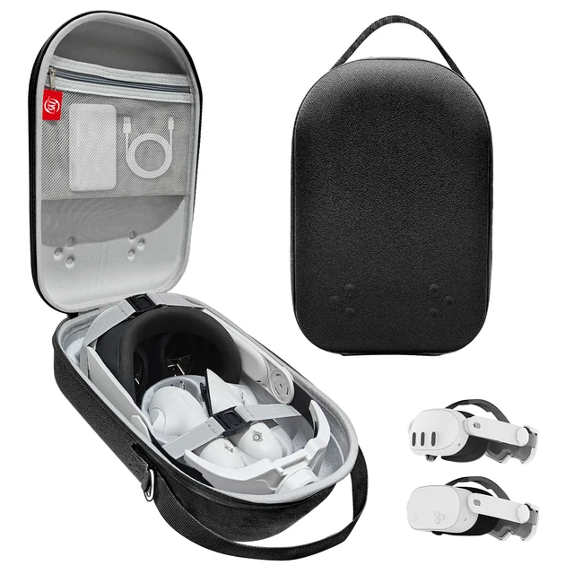 JYS EVA Protective Hard Portable Travel Case for Meta for Quest 3/3S Classic Style