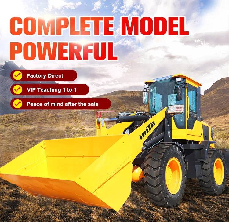 Multifunctional Wheel Hydraulic Mini Loader 1 Ton 2 Ton 3 Ton Loader Small Front End Articulated New Backhoe Loader