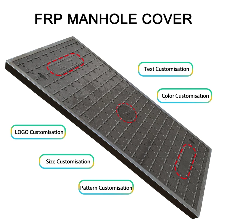 Fiberglass Sanitary Sewer Fiberglass Frp/grp Manhole Cover/fiber Glass Manhole Cover En124 - Buy ...