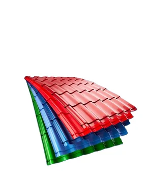 Corrugated steel plate hot dipped galvanized roofing sheet color coated steel plate