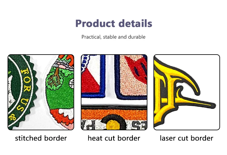 Embroidery Customized  TPU/PVC Patch Fabric  Woven Patches DIY Sewing and Ironing Badge Applique