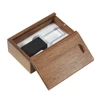 black with  walnut box