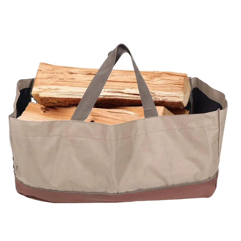 premium quality heavy duty firewood bags home storage bag for