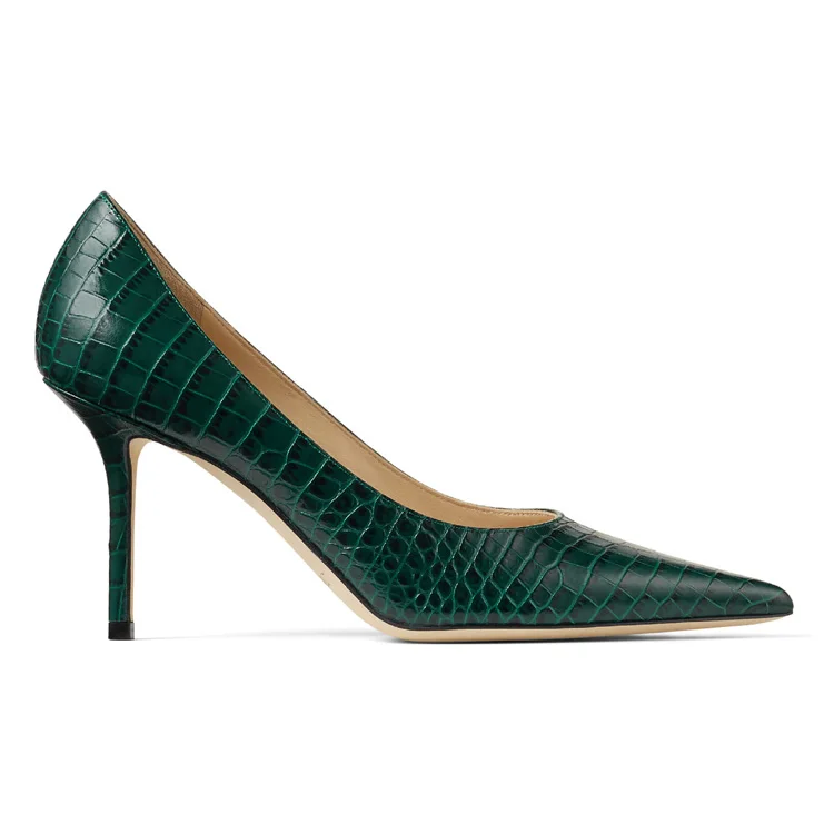 high quality leather heels