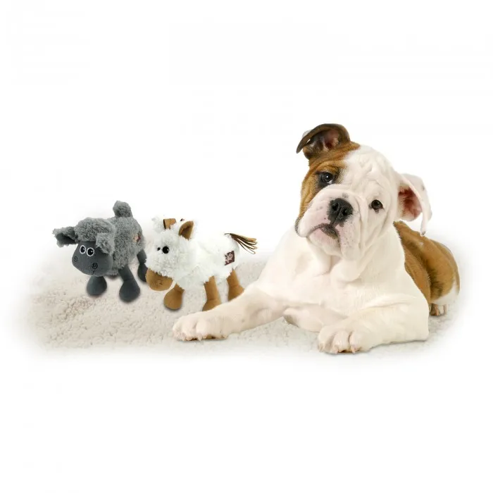 AFP Interactive Plush Pet Cuddle Dog Play Toy Polyester Animal Dog Cuddle for Indoor Puppy Chewing